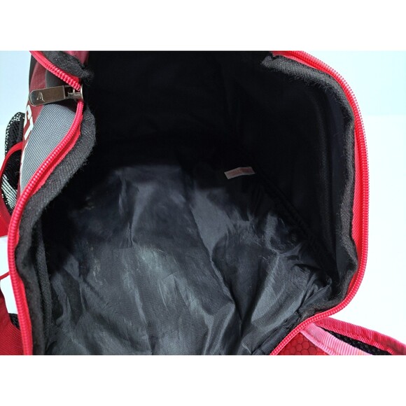 Easton Youth Game Ready Bat Baseball Backpack Equipment Bag Red Gray - Picture 7 of 7